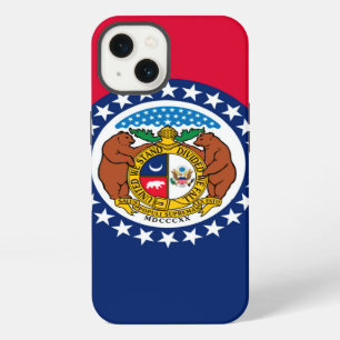 Graphic of a Dynamic Missouri State Flag iPhone 13 Hülle