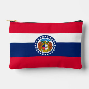 Graphic of a Dynamic Missouri State Flag Zubehörtasche