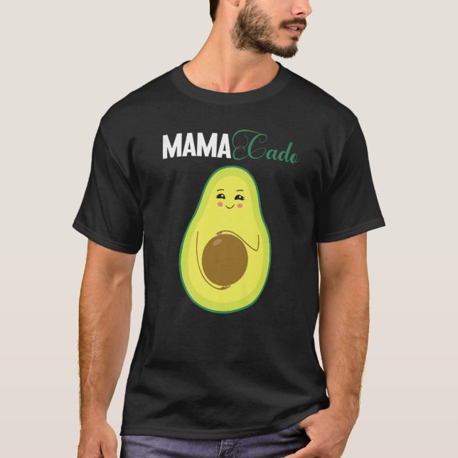 Graphic of Mamacado Papacado for Avocado   2 T-Shirt (Vorderseite)