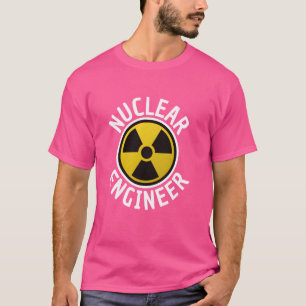 Graphic of nuklear Engineer Design Radiator T-Shirt