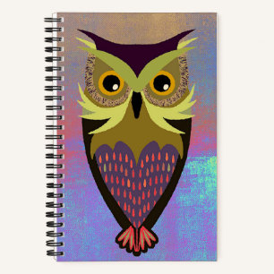 Graphic Owl Sketch Journal Notizbuch