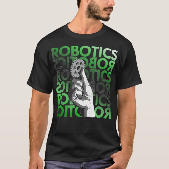 Graphic Robotics Engineer Applied Science T-Shirt  (Vorderseite)