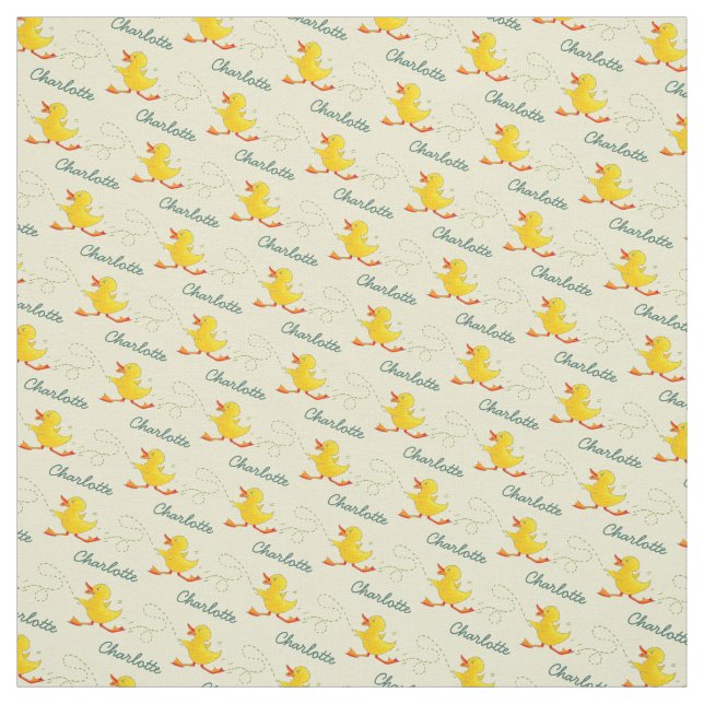 Graphic run duckling name art pattern stoff (Muster)