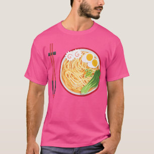 Graphic S Ramen Noodle Lover Bowl of Ramen Noodles T-Shirt