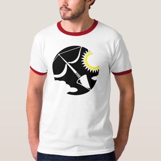 Graphic Sagittarius Bow and Arrow T-Shirt (Vorderseite)