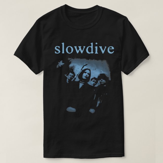 Graphic Slowdive English Rockband Classic T - Shir T-Shirt (Design vorne)