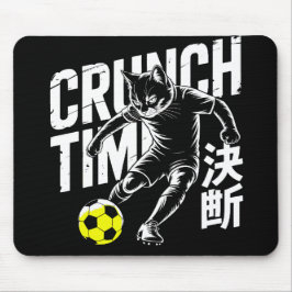 Graphic Soccer Cat - For Gamers & Office Pros Mousepad