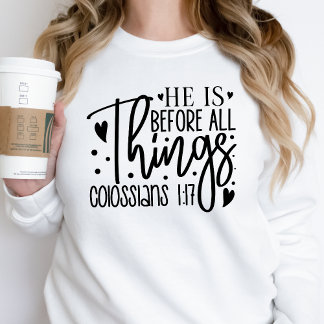 Graphic Sweatshirt for Women Jesus Christlich