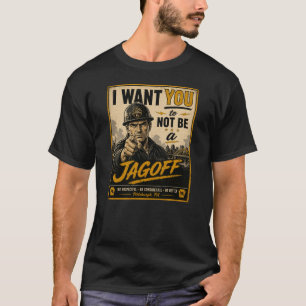 Graphic T-Shirt "Ich will, dass du kein Jagoff bis