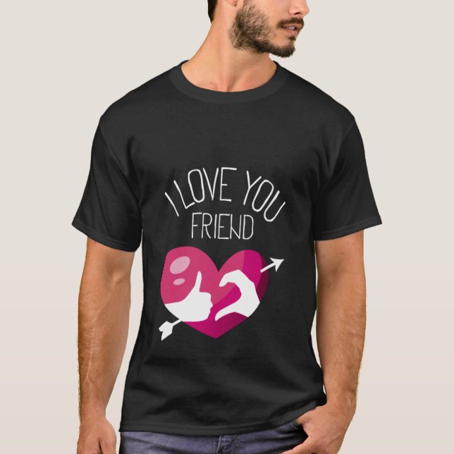 graphic valentines day for friend zoned cute cloth T-Shirt (Vorderseite)