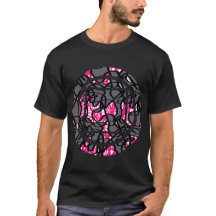 Graphisches T-Shirt mit geometrischer Circle Scrib