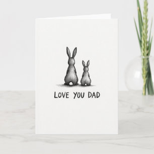 Graphit Liebt dich Papa Karte