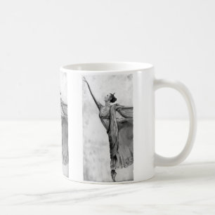 Graphite Ballerina Dancer Ballet Tasse