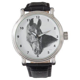 Graphitkopf Armbanduhr