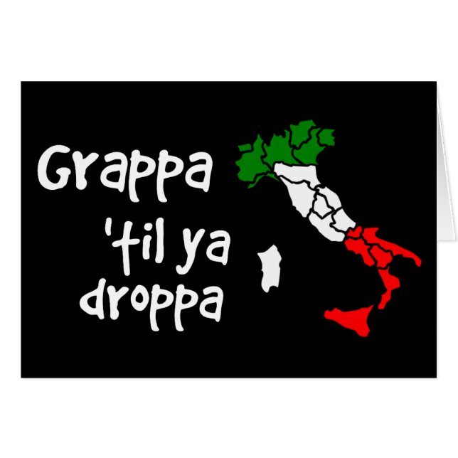 Grappa Til Ya Droppa (Vorderseite (Horizontal))