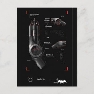 Grappling Gun Diagramm Postkarte
