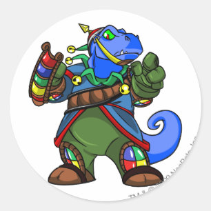 Grarrl Roo Island Player Runder Aufkleber
