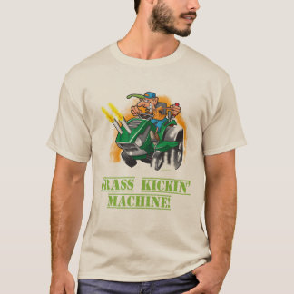 Gras-Ausschnittmaschinent-shirt der Männer T-Shirt