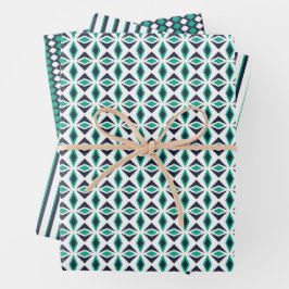 Gras bei Nachtumschlag Set 3 Geschenkpapier Set