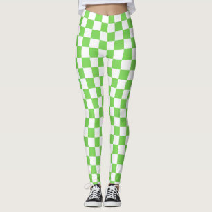 Gras grün kariert  leggings