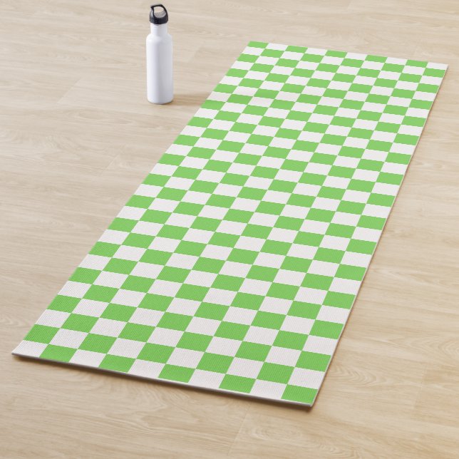 Gras grün kariert  yogamatte (Beispiel)
