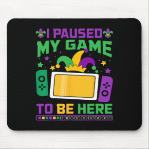 Gras Ich hielt mein Spiel an, um hier Videospielst Mousepad