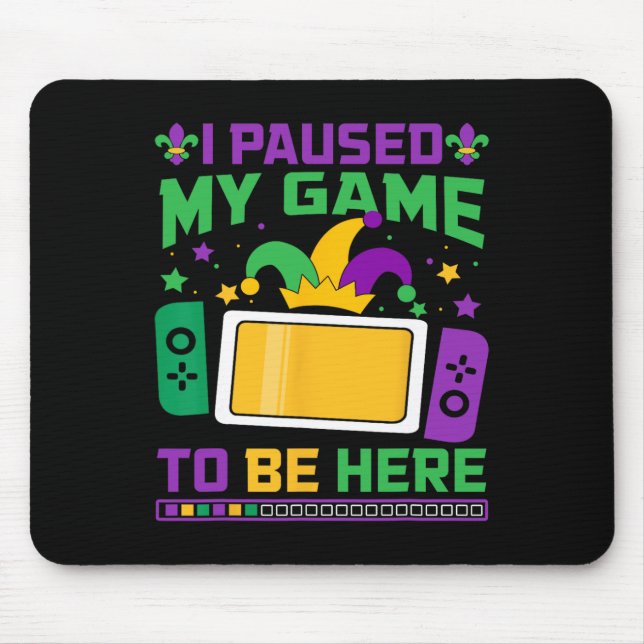 Gras Ich hielt mein Spiel an, um hier Videospielst Mousepad (Vorne)