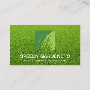 Gras-Logo   Landscaper-Baum-Symbol Visitenkarte