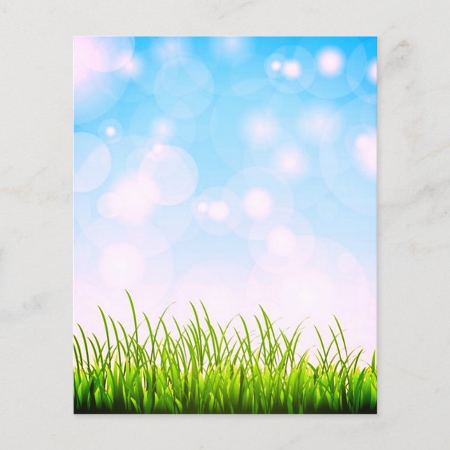 Gras und Himmel (Vorderseite)