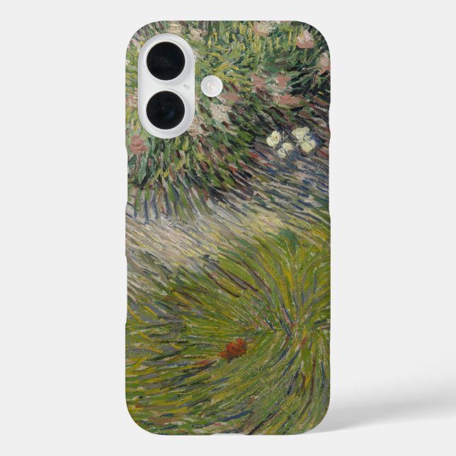 Gras und Schmetterlinge von Vincent van Gogh Case-Mate iPhone Hülle (Rückseite)