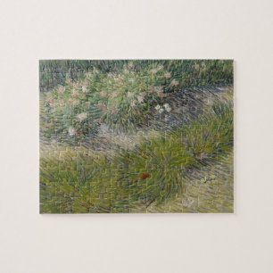 Gras und Schmetterlinge von Vincent van Gogh Puzzle