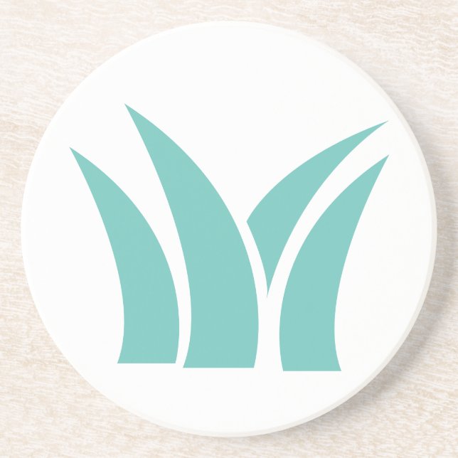 Gras-Untersetzer Getränkeuntersetzer (Vorne)