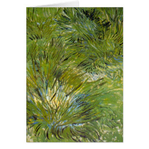 Grasbüschel von Vincent van Gogh Karte