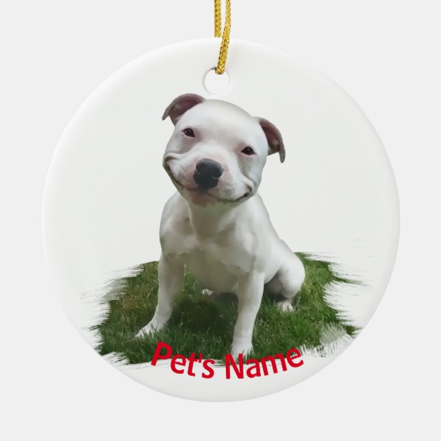 Grasgras-Gras-Gras Keramik Ornament (Vorne)