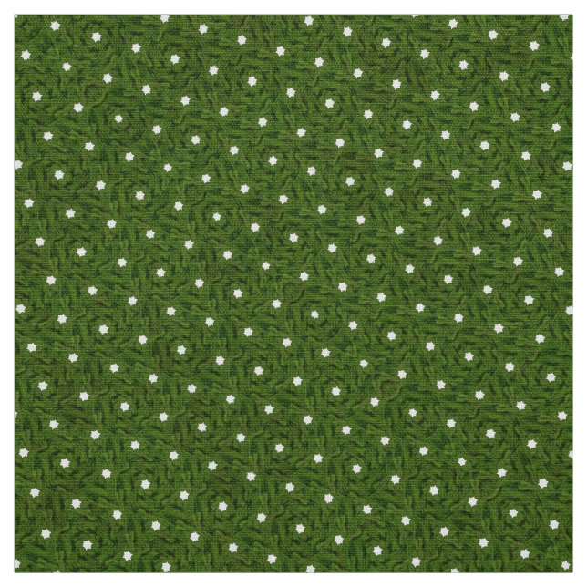 Grasgrün-Punkt Stoff (Muster)