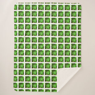 Grasgrün Sherpadecke