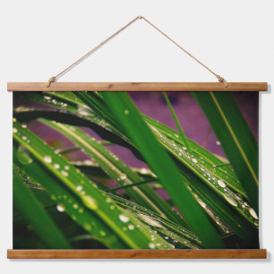 Grashoden Wandteppich Mit Holzrahmen
