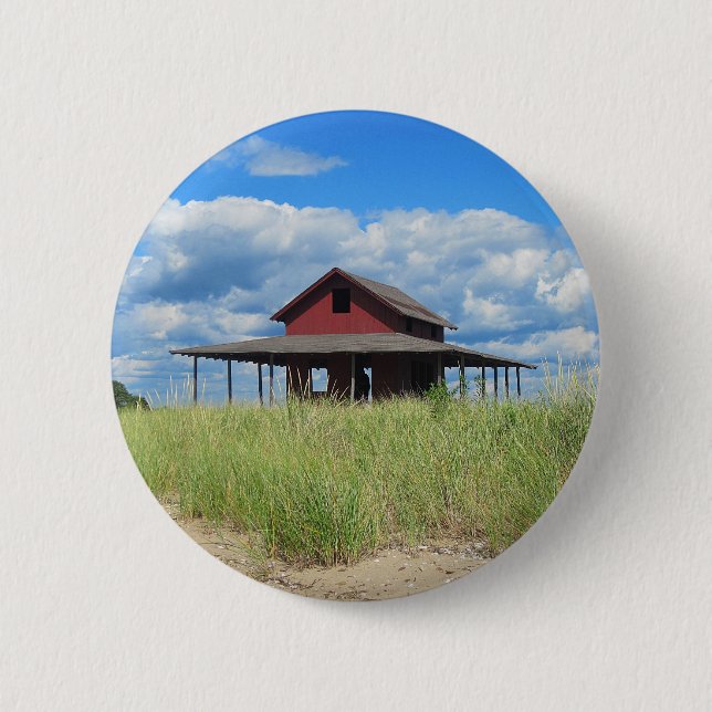 Grasinsel-Button Button (Vorderseite)