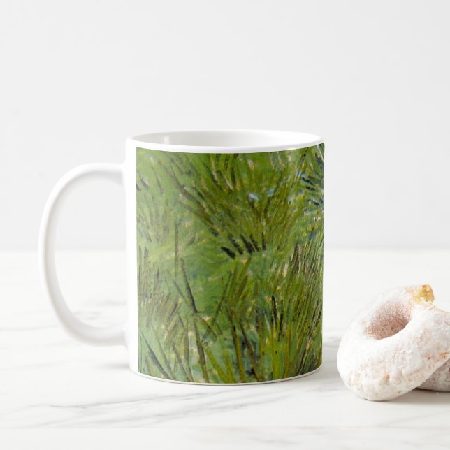 Grasklumpen von Vincent van Gogh Kaffeetasse (Mit Donut)