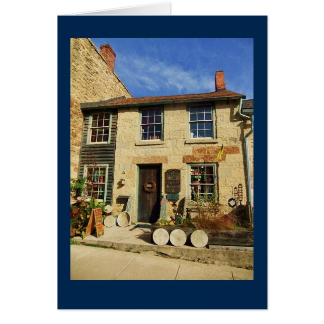 Grasland-Eiche Artican Fassade mit blauer Grenze (Vorne)