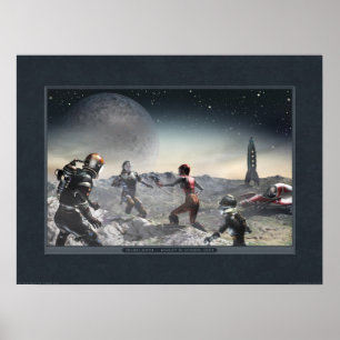 Grasland-Mondplakat (24x18") Poster