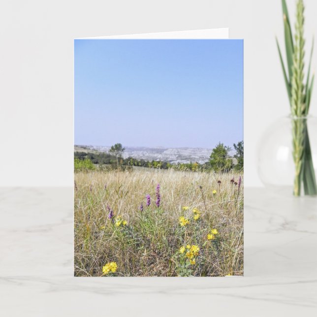 Grasland trifft Ödland-Anmerkungs-Karte Karte (Vorderseite)