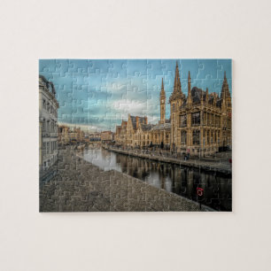 Graslei Belgium Sehenswürdigkeit Jigsaw Puzzle