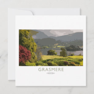 Grasmere-Bahnplakat Feiertagskarte