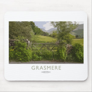 Grasmere-Bahnplakat Mousepad