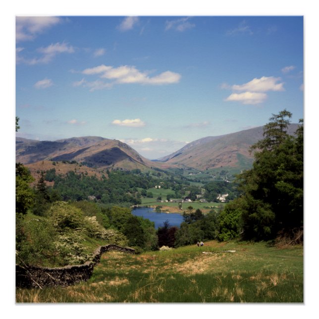 Grasmere Lake District England Poster (Vorderseite)