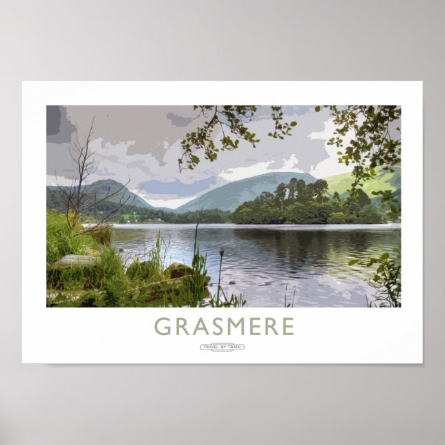Grasmere Railposter Poster (Vorne)