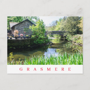 Grasmere Rothay Flussansicht Postkarte