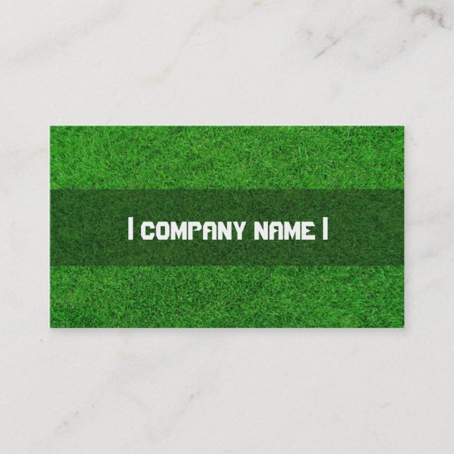 Grass Business Card Visitenkarte (Vorderseite)