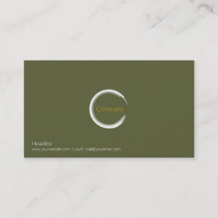 Grass Green Business Card Visitenkarte